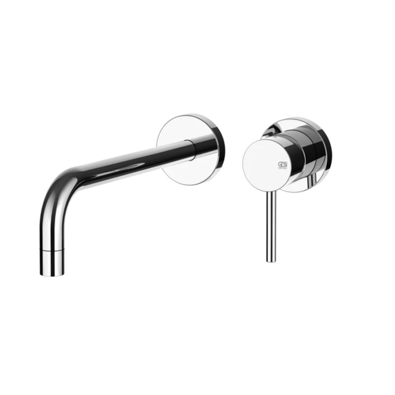 VIA TORTONA External part GESSI Wall-mounted long spout mixer without waste