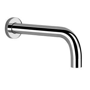 VIA TORTONA Wall mounted bath spout with long spout. To be completed with GESSI remote control