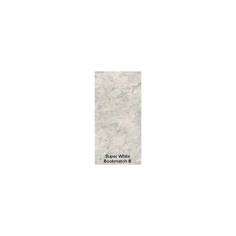 INFINITO 2.0 SUPER WHITE POLISHED BOOKMATCH B 163X324 - FONDOVALLE INF2523 CERAMICA FONDOVALLE - 1