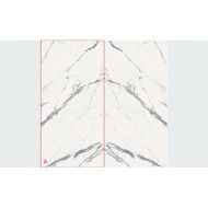 INFINITO 2.0 STATUARIO EXTRA NATURAL BOOKMATCH A 163X324 - FONDOVALLE INF1464 CERAMICA FONDOVALLE - 1