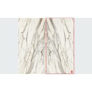 INFINITO 2.0 CALACATTA GOLD NATURAL BOOKMATCH B 163X324 - FONDOVALLE INF1371 CERAMICA FONDOVALLE - 1
