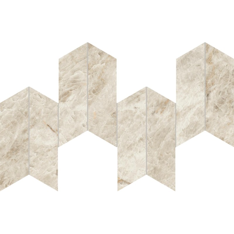 Marvel Diva Taj Mahal MOSAIQUE Chevron 17,5x46,3  Velvet  - CERAMICHE ATLAS CONCORDE AYD3 CERAMICHE ATLAS CONCORDE - 1