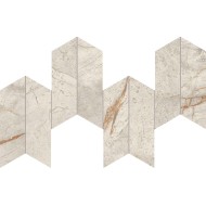 Marvel Diva White Everest MOSAIK Chevron 17,5x46,3  Velvet  - CERAMICHE ATLAS CONCORDE AYD4 CERAMICHE ATLAS CONCORDE - 1