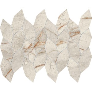 Marvel Diva White Everest Mosaico Twist 27,6x35 Lappato   - CERAMICHE ATLAS CONCORDE AYD9 CERAMICHE ATLAS CONCORDE - 1