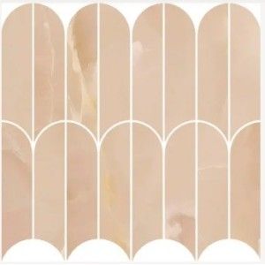 ALLMARBLE 29,8X29,8  ONICE BEIGE MOSAICO  VENTAGLIO  - MARAZZI MPAV MARAZZI  - 1