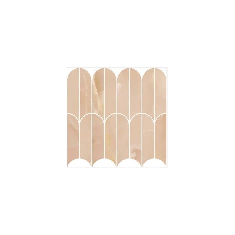 ALLMARBLE 29,8X29,8  ONICE BEIGE MOSAICO  VENTAGLIO  - MARAZZI MPAV MARAZZI  - 1