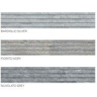 VERSILIA NUVOLATO GREY PLISSE 3D SILKY 18,4X120 DEK - CERAMICHE KEOPE JNL1 CERAMICHE  KEOPE  - 1