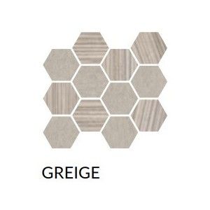 REMIXED GREIGE MOSAICO EXAGONAL MIX RETTIFICATO - COEM BT2MS1R COEM CERAMICHE - 1