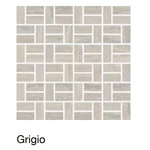 VERSATILE VEIN GRIGIO MOSAICO BRICKS 2X5 RETTIFICATO - COEM VT3MS2R COEM CERAMICHE - 1