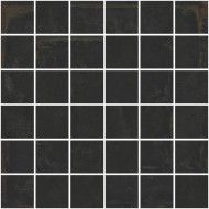 STEEL BLACK NATURAL MOSAICO 5X5 29,75X29,75/ - APARICI APARICI CERAMICA - 1