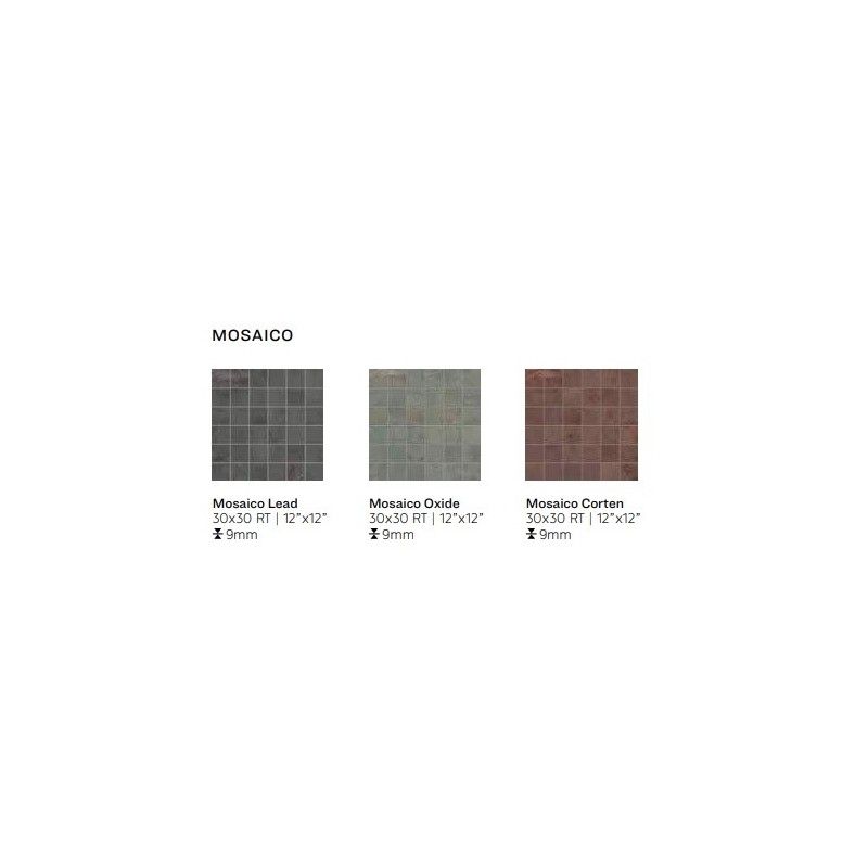 IRONY 30X30 CORTEN MOSAIQUE - SUPERGRES ICOM CERAMICHE SUPERGRES - 1