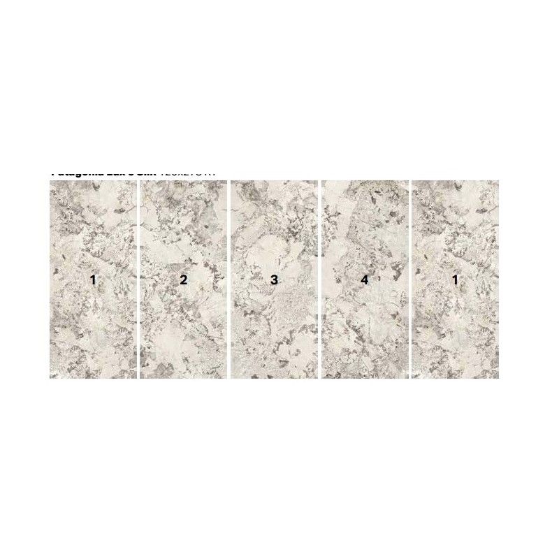 PURITY STYLE 120X278 VEIN MATCHING PATAGONIA SILK C4 DECORO - SUPERGRES PPGV CERAMICHE SUPERGRES - 1
