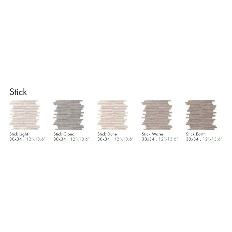 WHISPER 30X34 EARTH STICK - SUPERGRES WEST CERAMICHE SUPERGRES - 1