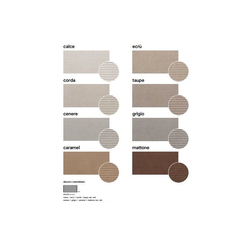 MATERIA 60X120 GRIGIO CANNETTATO SQ - SAIME CERAMICHE 8690189 SAIME CERAMICHE - 1