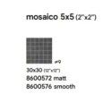 ROYAL 30X30 DARK SMOOTH MOSAICO 3 6 - SAIME CERAMICHE 8600576 SAIME CERAMICHE - 1