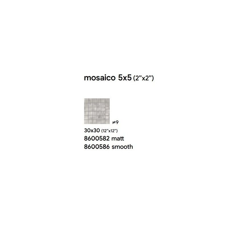 ROYAL 30X30 SILVER SMOOTH MOSAICO 3 - SAIME CERAMICHE 8600586 SAIME CERAMICHE - 1