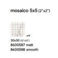 ROYAL 30X30 WHITE SMOOTH MOSAIC 3 - SAIME CERAMICHE 8600588 SAIME CERAMICHE - 1