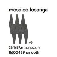 ROYAL 36,1X57,6 DARK SMOOTH MOSAIK LOSANGA - SAIME CERAMICHE 8600489 SAIME CERAMICHE - 1