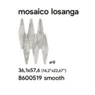 ROYAL 36,1X57,6 SILVER SMOOTH MOSAIQUE LOSANGA - SAIME CERAMICHE 8600519 SAIME CERAMICHE - 1