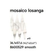 ROYAL 36,1X57,6 WHITE SMOOTH MOSAIK LOSANGA - SAIME CERAMICHE 8600529 SAIME CERAMICHE - 1