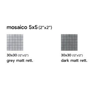 URBAN 30X30 DARK NATUREL .MOSAIQUE 3 - SAIME CERAMICHE 7600109 SAIME CERAMICHE - 1