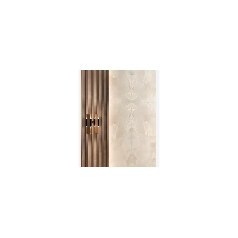 ONYCE ON 01 BOOKMATCH B LUX SQ BIANCO 120X278 6MM  - MIRAGE CAR8 MIRAGE - 1