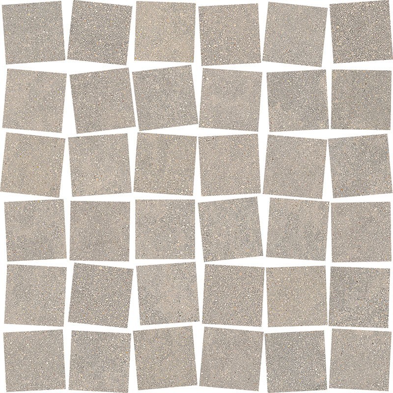 RECONCRETE RO 03 SPAZZOLATO MOSAICO 36T TAUPE 30X30 - MIRAGE CBH9 MIRAGE - 1