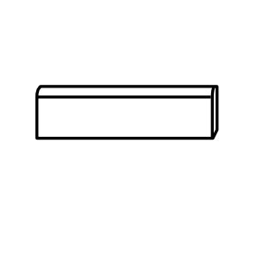 CEMENT VIBES SKIRTING  FANGO SOLID NATURAL SQ 4,5X60 - PIEMME CERAMICHE PMM 05997 PIEMME CERAMICHE - 1