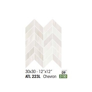 ATELIER CHEVRON CRYSTAL DOLOMIA 30X30 POLISHED - NOVABELL ATL223L NOVABELL - 1
