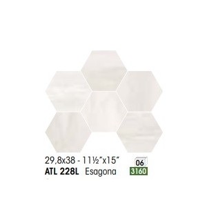 ATELIER ESAGONA CRYSTAL DOLOMIA 29,3X38 POLIERT - NOVABELL ATL228L NOVABELL - 1