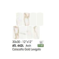 ATELIER ARCH CALACATTA GOLD 30X30 POLIERT - NOVABELL ATL442L NOVABELL - 1