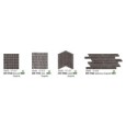 DEEPSTONE MOSAICO LISTELLI 30X30 GRAPHITE - NOVABELL DPS998N NOVABELL - 1