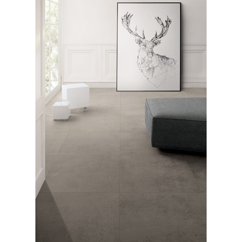 CONCRETE DARK GREY 60,4X60,4 RET 0CN607R Ceramica Fioranese