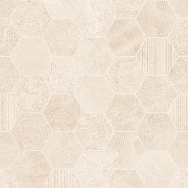 FRAMEWORK HEXAGON 60X119,80 BEIGE DECORO RT - SINTESI PF00023300 SINTESI - 1