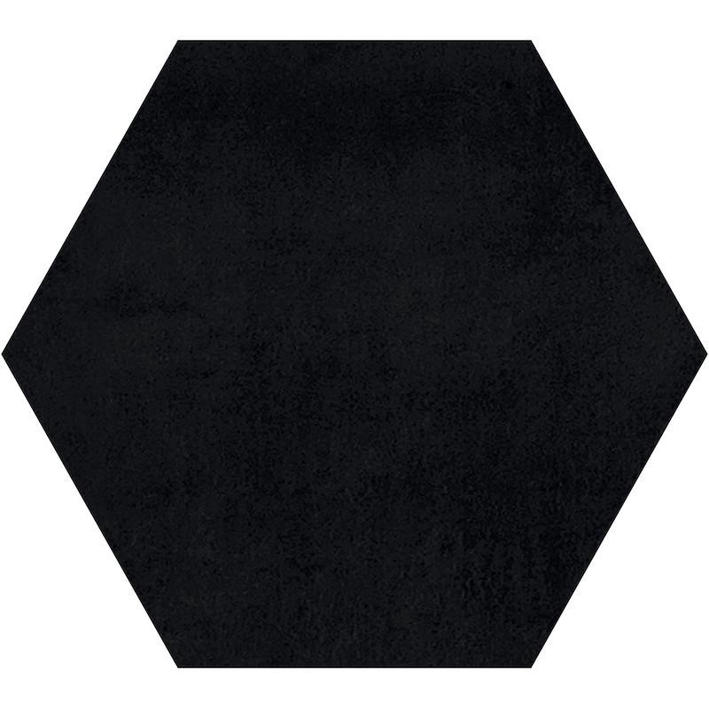 Concrete Black 18x16 small hexagon 6mm - GIGACER PO9ESABLACK GIGACER - 1