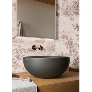 Badezimmerschrank BATHMOOD FLAIR_UP GLOBE 17 Keramik-Aufsatzwaschbecken MIRAGE MIRAGE BATHMOOD - 3