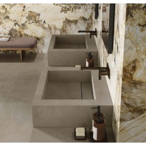 Armoire de toilette HABITAT UP A Vasque à poser rectangulaire en grès ATLAS CONCORDE