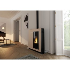 Poêle ECOFIRE Poêle à granulés hermétique et peu encombrant Michelle US PALAZZETTI