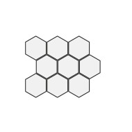 INVISIBLE IVORY MOSAIK ESAGONA GELAEPPT 35x30,3 - CERAMICA RONDINE J93414 CERAMICA RONDINE - 1