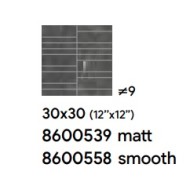 ROYAL 30X30 DARK SMOOTH MOSAIQUE LISTELLI - SAIME CERAMICHE 8600558 SAIME CERAMICHE - 1