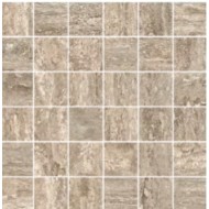 THERMAE VERSO MOSAICO 5X5 TRAVERTINO WALNUT - NOVABELL TRV995N NOVABELL - 1