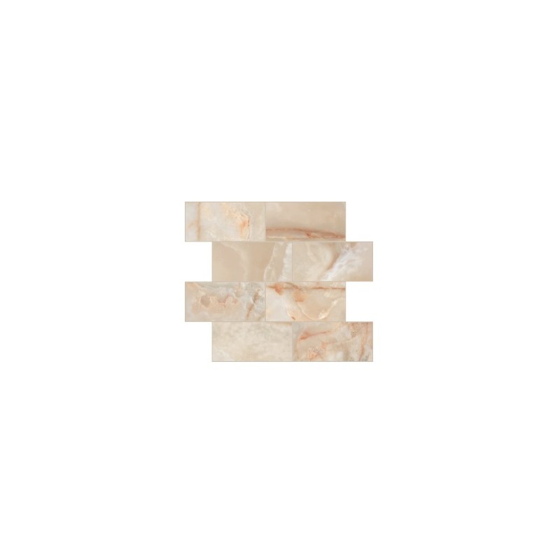 ONYX e MORE  GOLDEN ONYX GLOSSY 6MM MURETTO 7,5X15 - CREATIVE DESIGN FLORIM  767704