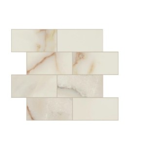 BIJOUX ONYX BLANCHE GLOSSY 6MM STAGGERED BRICK  7,5X15  - LUXURY DESIGN FLORIM 767599 FLORIM LUXURY DESIGN - 1