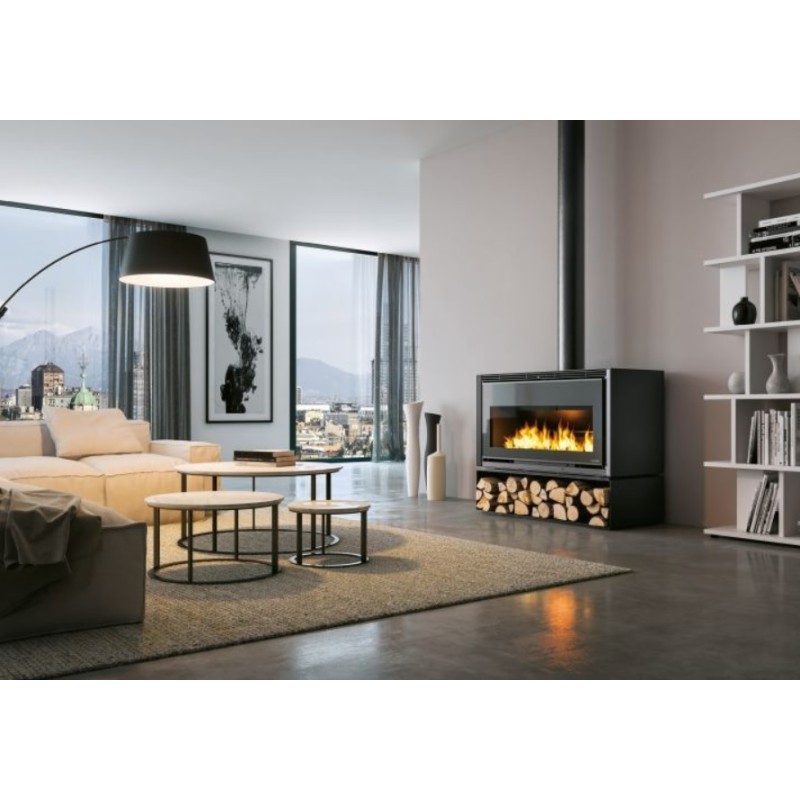 Poêle BOIS Poêle à bois Iki 16:9 PALAZZETTI