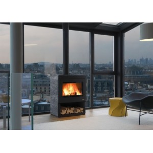 Stove WOOD Nicole Open Vane Wood Stove PALAZZETTI