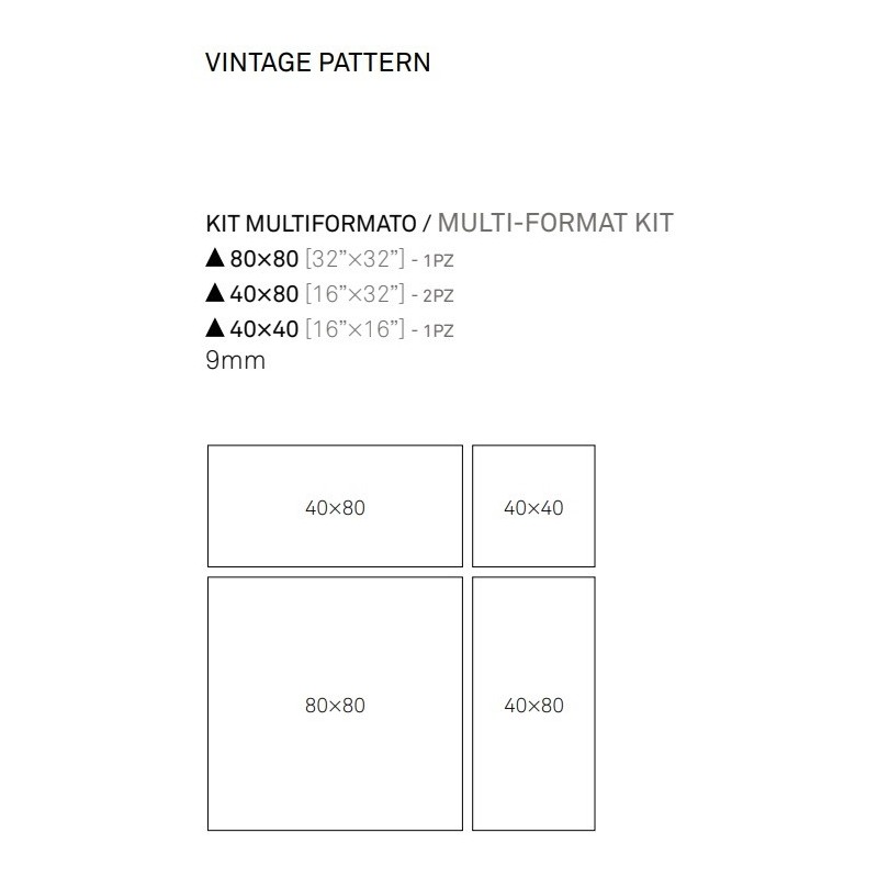 TREVI CROSS PEARL VINTAGE PATTERN 120X120 DEKOR - KEOPE P7I3 CERAMICHE  KEOPE  - 1