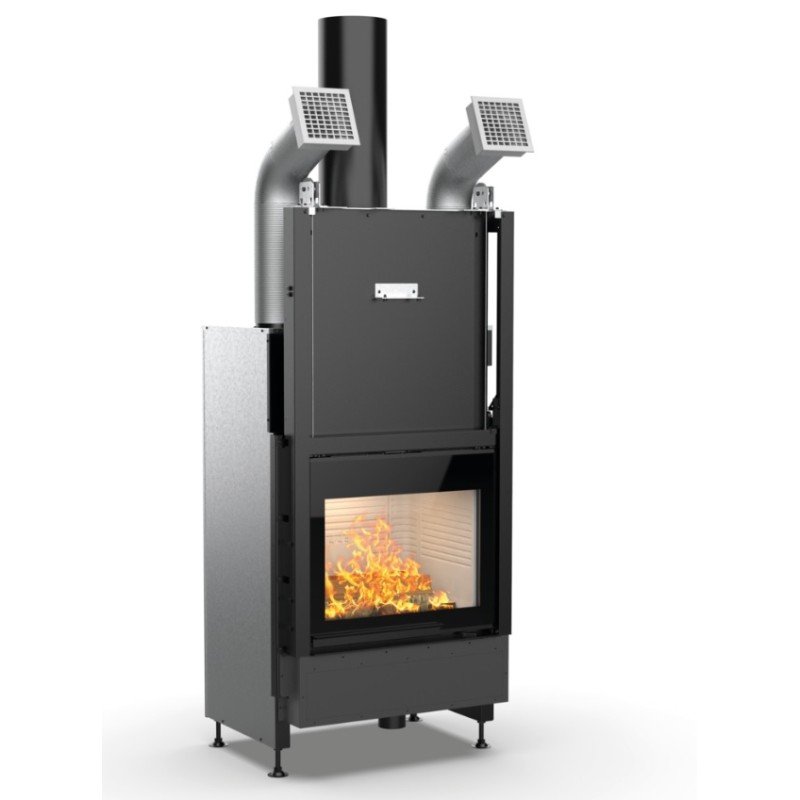 Kamin ECOMONOBLOCCO Holzkamin WTX 70 Front PALAZZETTI
