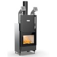 Fireplace ECOMONOBLOCCO Wood-burning fireplace WTX 70 Front PALAZZETTI