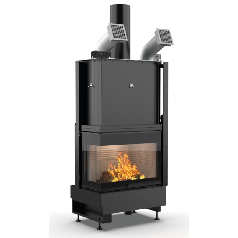 Cheminées ECOMONOBLOCCO Cheminée à bois WTX 70 Coin PALAZZETTI