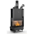 Caminetto ECOMONOBLOCCO Caminetto a legna WTX 70 Angolo PALAZZETTI